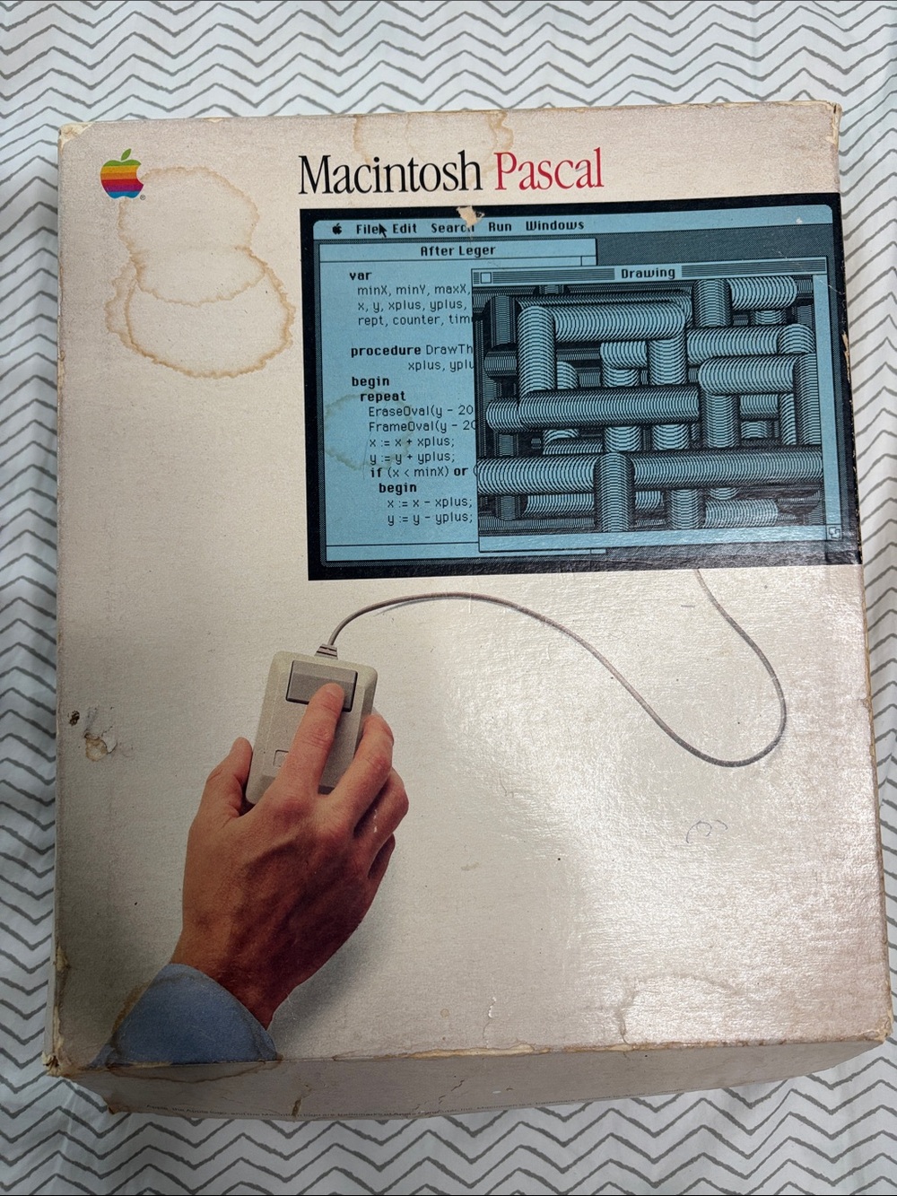 Apple Macintosh Pascal Software Box - Vintage 1984